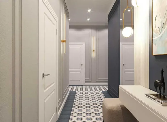 Дизайн трехкомнатной квартиры по адресу: улица Эдварда Грига, дом 17