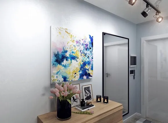 Дизайн проект 1-комнатной квартиры 52.10 кв.м по адресу: п. Коммунарка, ул. Лазурная, д. 16, застройщик МИЦ, ЖК Коммунарка_4 Дизайн проект 1-комнатной квартиры 52.10 кв.м по адресу: п. Коммунарка, ул. Лазурная, д. 16, застройщик МИЦ, ЖК Коммунарка