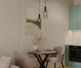 Дизайн однокомнатной квартиры по адресу: улица Эдварда Грига, дом 14_1