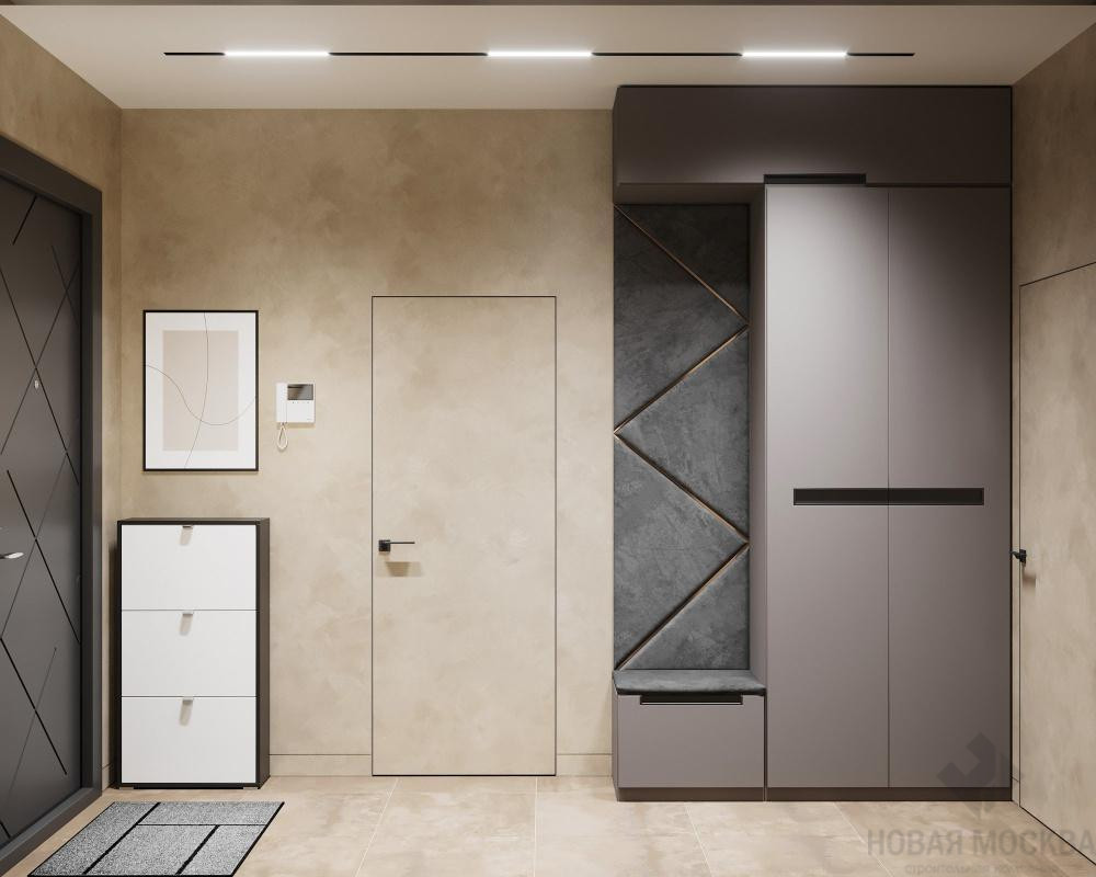 Дизайн квартиры 46 кв. м в ЖК Крылья_13 Дизайн квартиры 46 кв. м в ЖК Крылья_13