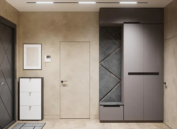 Дизайн квартиры 46 кв. м в ЖК Крылья_13 Дизайн квартиры 46 кв. м в ЖК Крылья