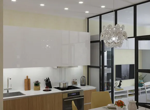 Дизайн-проект квартиры 44 кв.м в ЖК Новая Звезда_4 Дизайн-проект квартиры 44 кв.м в ЖК Новая Звезда