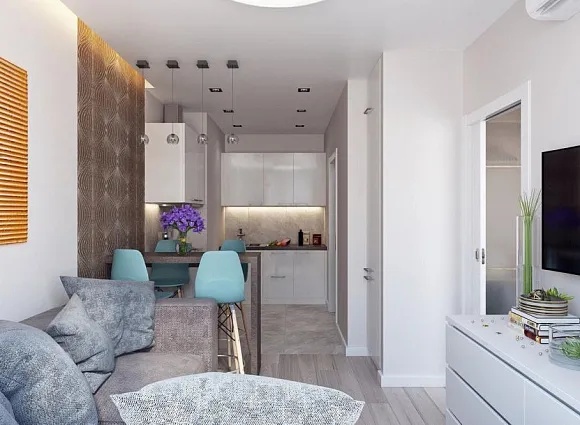 Дизайн-проект 2-комнатной квартиры 41.00 кв.м по адресу: ул. Бачуринская, д. 13_6 Дизайн-проект 2-комнатной квартиры 41.00 кв.м по адресу: ул. Бачуринская, д. 13