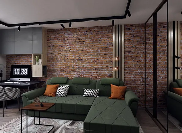 Дизайн квартиры 40 кв.м в Солнцево_4 Дизайн квартиры 40 кв.м в Солнцево