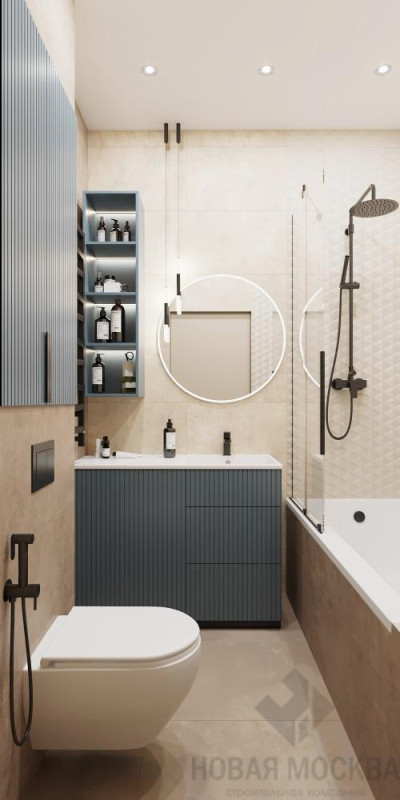 Дизайн квартиры 46 кв. м в ЖК Крылья_18 Дизайн квартиры 46 кв. м в ЖК Крылья_18