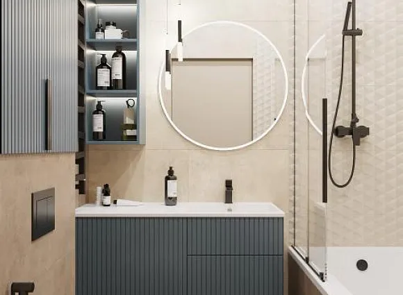 Дизайн квартиры 46 кв. м в ЖК Крылья_18 Дизайн квартиры 46 кв. м в ЖК Крылья