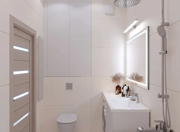 Дизайн однокомнатной квартиры по адресу: улица Эдварда Грига, дом 17