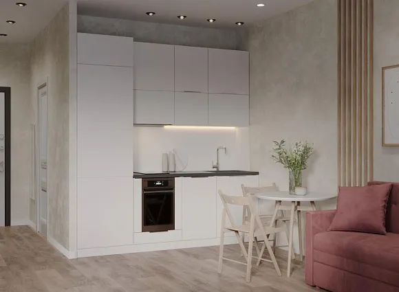 Дизайн студии 32 кв. м в ЖК Марьино Град_1 Дизайн студии 32 кв. м в ЖК Марьино Град