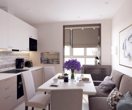 Дизайн-проект 4-комнатной квартиры 100 кв.м в ЖК Лучи_2