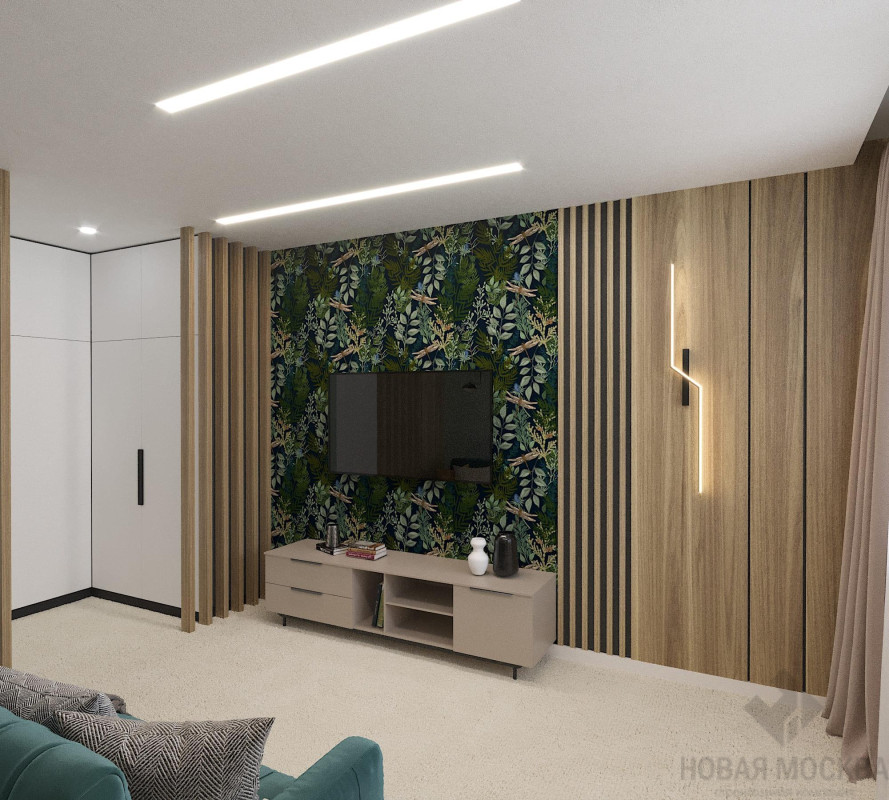 Дизайн однокомнатной квартиры по адресу ул. Генерала Донскова, дом 23, корпус 3_2 Дизайн однокомнатной квартиры по адресу ул. Генерала Донскова, дом 23, корпус 3_2