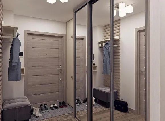 Дизайн-проект 2-комнатной квартиры 67,25 кв.м по адресу: Москва, улица Старокрымская, дом 15, корпус 1