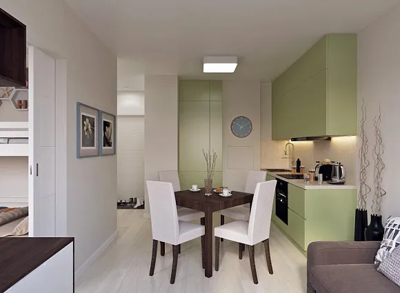 Дизайн-проект квартиры 31 кв.м в ЖК Новая Звезда_1 Дизайн-проект квартиры 31 кв.м в ЖК Новая Звезда