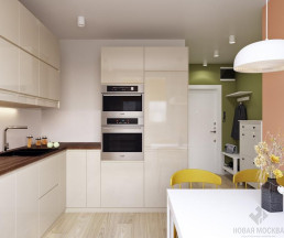 Дизайн-проект квартиры 35 кв.м в ЖК Поколение_1