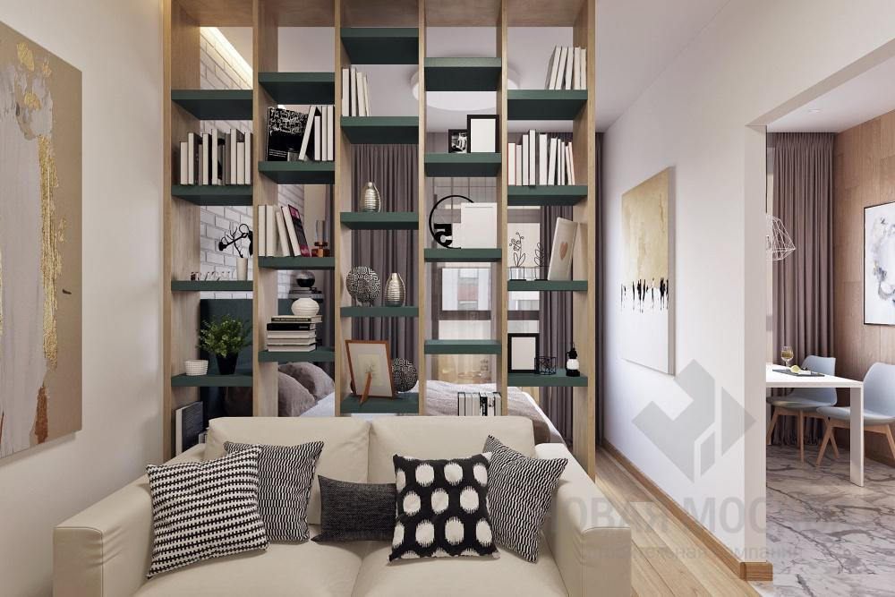 Дизайн-проект 1-комнатной квартиры 32 кв.м ЖК Испанские кварталы_0