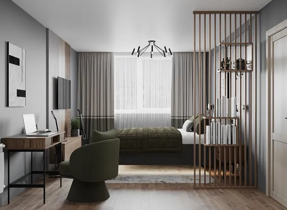 Дизайн трехкомнатной квартиры по адресу: улица Полярная, дом 32, корпус 3