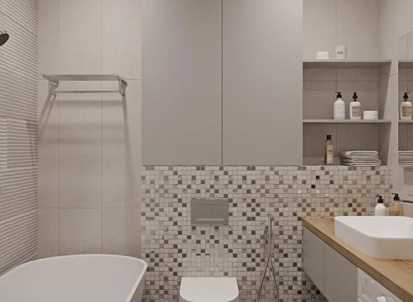 Дизайн трехкомнатной квартиры 88 кв.м в ЖК Скандинавия_14 Дизайн трехкомнатной квартиры 88 кв.м в ЖК Скандинавия