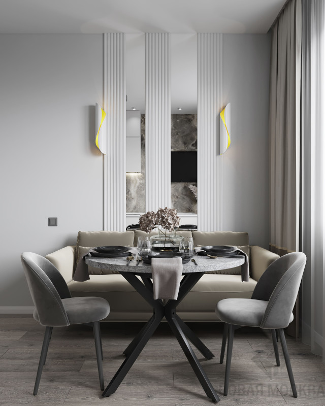 Дизайн-проект трехкомнатной квартиры по адресу ул. Юлиана Семенова, 8/2_1 Дизайн-проект трехкомнатной квартиры по адресу ул. Юлиана Семенова, 8/2_1