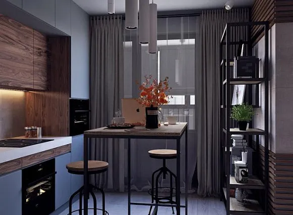 Дизайн-проект 2-комнатной квартиры в ЖК МИР Митино_8 Дизайн-проект 2-комнатной квартиры в ЖК МИР Митино