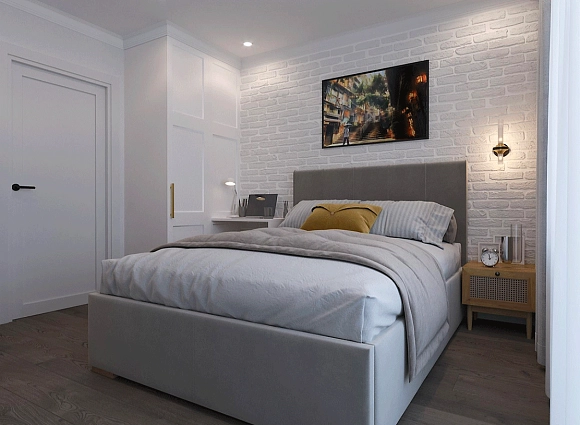 Дизайн двухкомнатной квартиры по адресу: улица Затонная, дом 12, корпус 1