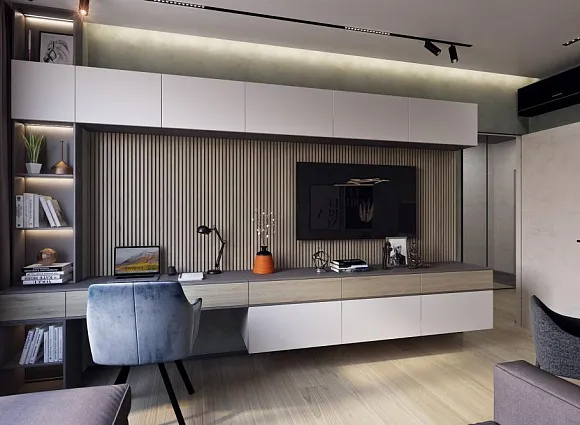 Дизайн 2-комнатной квартиры 62 кв.м в ЖК Скандинавия_1 Дизайн 2-комнатной квартиры 62 кв.м в ЖК Скандинавия