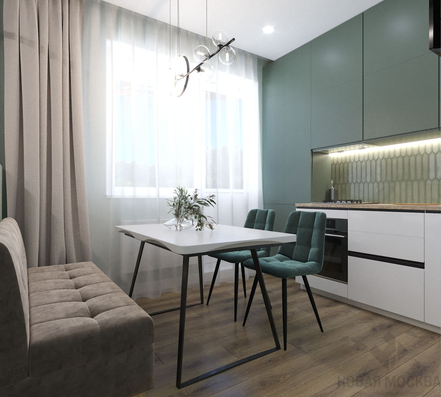 Дизайн однокомнатной квартиры по адресу ул. Генерала Донскова, дом 23, корпус 3_6 Дизайн однокомнатной квартиры по адресу ул. Генерала Донскова, дом 23, корпус 3_6