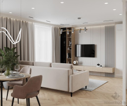 Дизайн-проект двухкомнатной квартиры по адресу ул. Поляны, 5а-1_1 Дизайн-проект двухкомнатной квартиры по адресу ул. Поляны, 5а-1_1