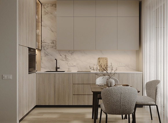 Дизайн однокомнатной квартиры по адресу Аминьевское шоссе, дом 4Д, корпус В