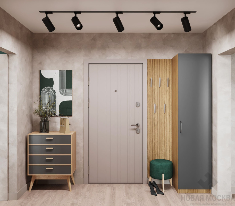 Дизайн двухкомнатной квартиры по адресу Челобитьевское шоссе, дом 2, корпус 1_17 Дизайн двухкомнатной квартиры по адресу Челобитьевское шоссе, дом 2, корпус 1_17