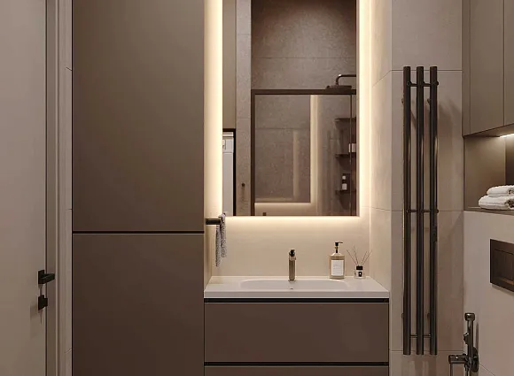 Дизайн трехкомнатной квартиры по адресу: улица Эдварда Грига, дом 9, корпус 3