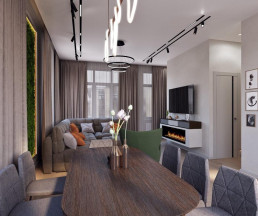 Дизайн таунхауса 100 кв. м в КП Марсель_1