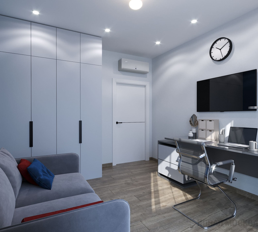 Дизайн двухкомнатной квартиры по адресу: Очаковское шоссе, 9А_17 Дизайн двухкомнатной квартиры по адресу: Очаковское шоссе, 9А_17