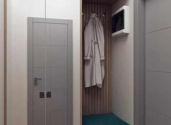 Дизайн квартиры 43 кв.м в ЖК Лесопарковый_18 Дизайн квартиры 43 кв.м в ЖК Лесопарковый