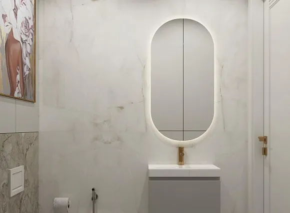 Дизайн квартиры 85 кв. м в ЖК Белые ночи_30 Дизайн квартиры 85 кв. м в ЖК Белые ночи