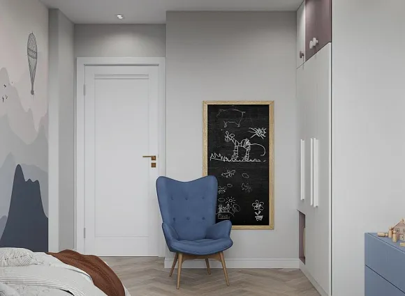 Дизайн квартиры 85 кв. м в ЖК Белые ночи_28 Дизайн квартиры 85 кв. м в ЖК Белые ночи