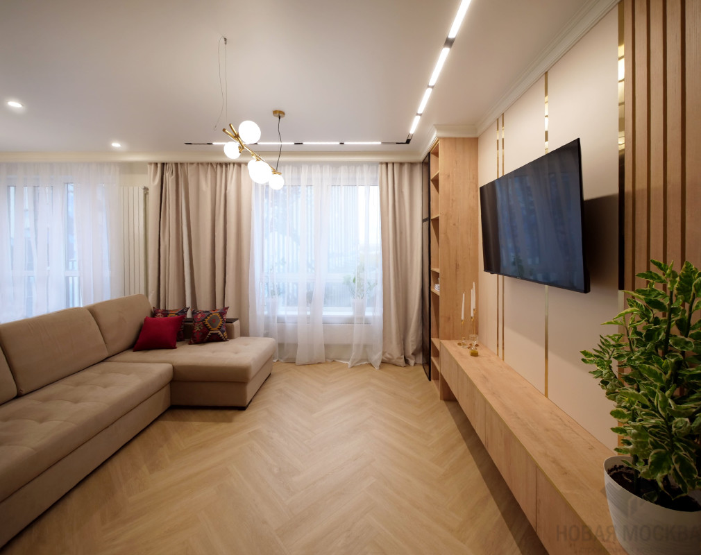 Ремонт под ключ двухкомнатной квартиры по адресу ул. Поляны, 5а-1_2 Ремонт под ключ двухкомнатной квартиры по адресу ул. Поляны, 5а-1_2