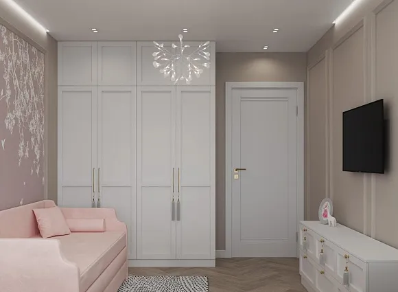 Дизайн квартиры 85 кв. м в ЖК Белые ночи_23 Дизайн квартиры 85 кв. м в ЖК Белые ночи