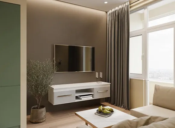 Дизайн квартиры 40 кв.м в ЖК Москва А101