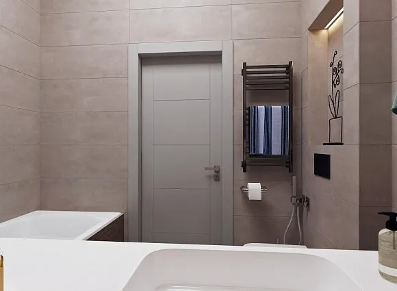 Дизайн-проект 1-комнатной квартиры в ЖК Символ_12 Дизайн-проект 1-комнатной квартиры в ЖК Символ