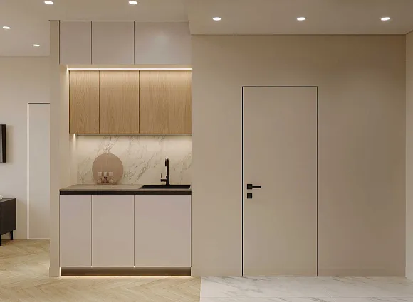 Дизайн однокомнатной квартиры по адресу: улица Архитектора Власова, дом 71, корпус 2