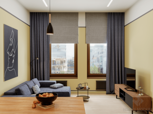 Дизайн-проект квартиры 52 кв.м в ЖК Резиденции архитекторов_0