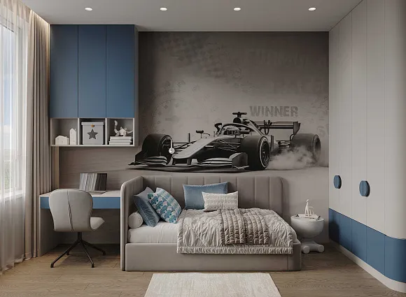 Дизайн трехкомнатной квартиры по адресу: улица Эдварда Грига, дом 9, корпус 3