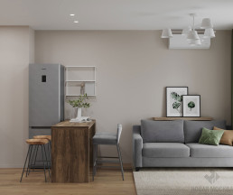 Дизайн двухкомнатной квартиры по адресу: улица Бартеневская, дом 18, корпус 1_1