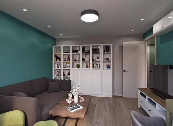 Дизайн квартиры 42 кв. м в Люблино_10 Дизайн квартиры 42 кв. м в Люблино