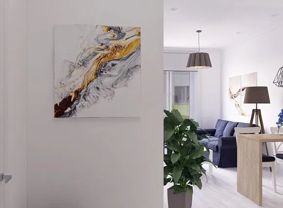 Дизайн-проект 1-комнатной квартиры 38 кв.м по адресу: г. Москва, Береговой проезд, владение 5, корпус 2