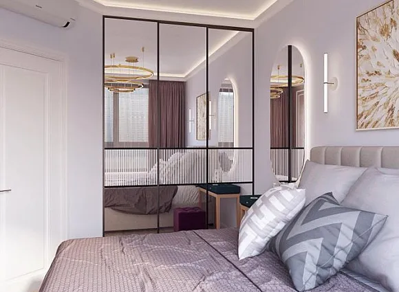 Дизайн квартиры 34 кв.м в ЖК Селигер Сити_9 Дизайн квартиры 34 кв.м в ЖК Селигер Сити