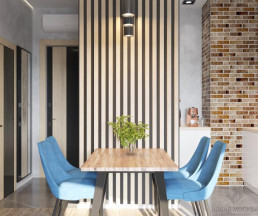 Дизайн однокомнатной квартиры 40 кв. м в ЖК Невский_1