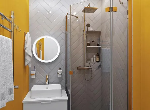 Дизайн-проект квартиры 35 кв.м в ЖК Поколение