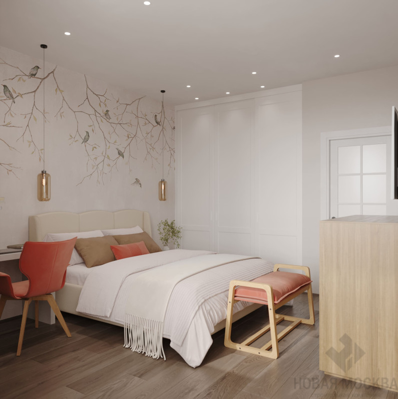 Дизайн однокомнатной квартиры по адресу: ул. Эдварда Грига, дом 5_14 Дизайн однокомнатной квартиры по адресу: ул. Эдварда Грига, дом 5_14