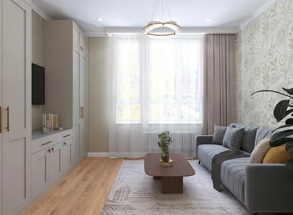 Дизайн трехкомнатной квартиры по адресу: улица Эдварда Грига, дом 17