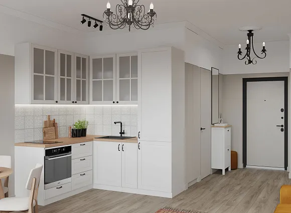 Дизайн квартиры-студии по адресу: проспект Магеллана, дом 3